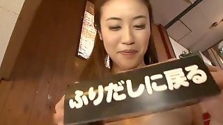 Japanese girls play games and loser get..