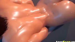 3D hentai futanari sex acts POV session