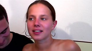 Busty french anal casting