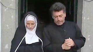 Nun loves fathers cock