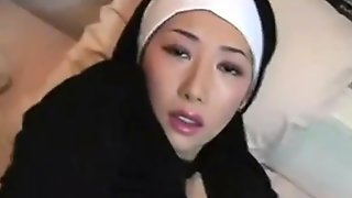 Asian nun