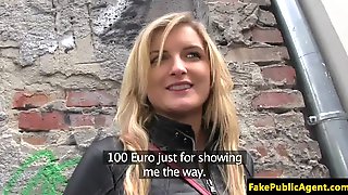 European babe riding strangers cock for..