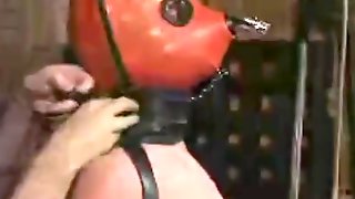 Red Rubber Hood