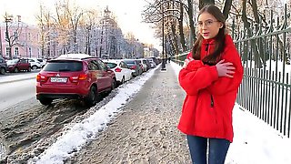 Russian girl seduced by pickup and..