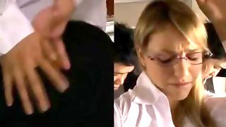 Mia Malkova Gangbanged on a Train