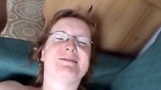 Fat Ugly Wife sucks and takes facial