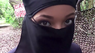 Arab girl must wear hijab during sex