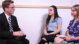 Hot mormon teen spunked