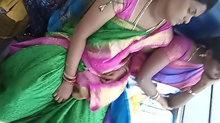 Tamil hot young married aunty boobs and..
