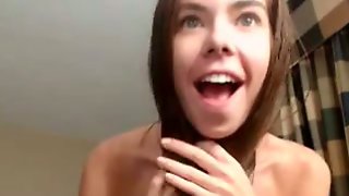 Animated Busty Brunette Chick