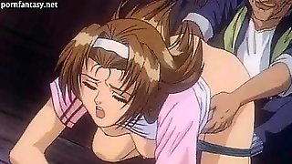 Dirty anime honey getting pussy laid