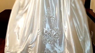 Liquid Satin Wedding Gown