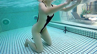 Japanese beautiful girl underwater