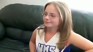 Hot cheerleader fucked for selling..